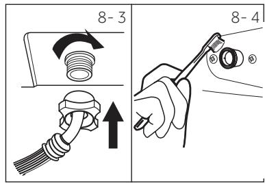 HAIER HW50-BP12307 - Vanne et filtré d'arrivée d'eau - 1