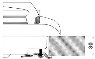 ARISTON PL 640P IX INOX - Scheme de fixation des crochets - 2
