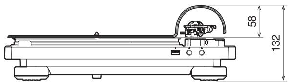 DENON DP450USB - Dimensions (unité : mm) - 6