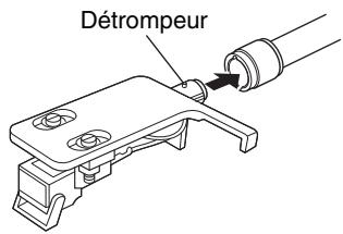 DENON DP450USB - Montage de la tête de lecture avec cellule - 1