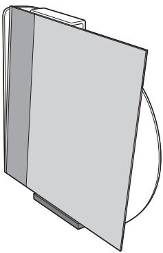 DENON DP450USB - Utilisation du couvercle anti-poussière comme support de disque - 2