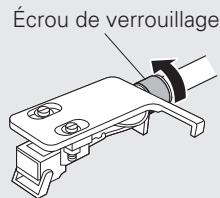 DENON DP450USB - Insérez la tête de lecture sur l'extrémité du bras de lecture. - 3