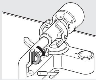 DENON DP450USB - Réglage de la pression de l'aiguille - 1