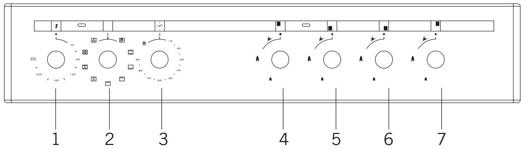 DARTY DA1GX - PANNEAU DE COMMANDE - 1