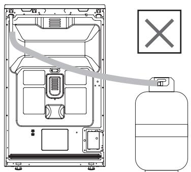 DARTY DA1GX - Gas hose passage way - 2