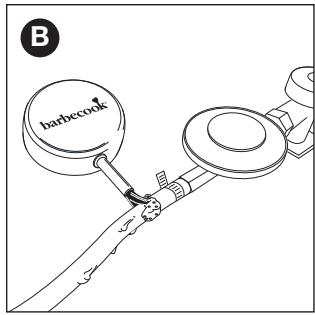 BARBECOOK BARBECUE GAZ SPRING 350 - Vérifier l'étanchéité au gaz - 4