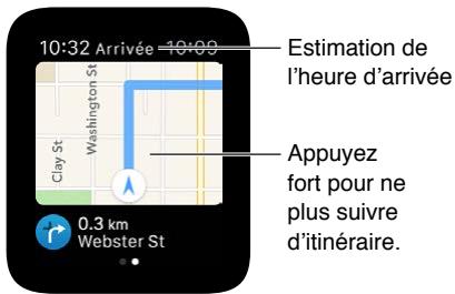 APPLE WATCH SPORT 38 ALU ROSE - Suivre un itinétaire - 3