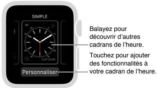 APPLE WATCH SPORT 38 ALU ROSE - Personnaliser le cadran de l'heure - 1