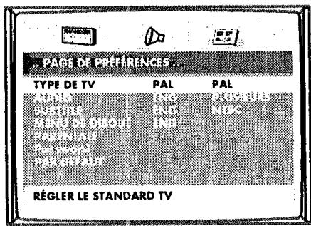 PROLINE TVD 1425 - RéGLAGES DVD - 1