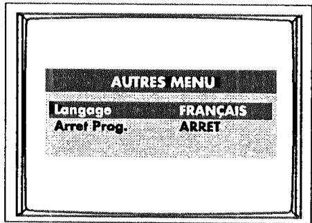 PROLINE TVD 1425 - AUTRES MENUS - 1