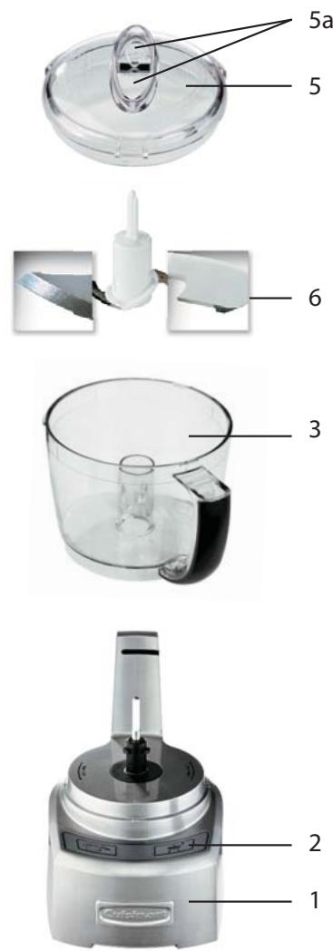 CUISINART CH4 DCE METAL SILVER - ATTENTION ! LA LAME EST - 1