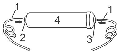 HISENSE SSP535NPC - Raccordement du tuyau d'eau au filtré - 2