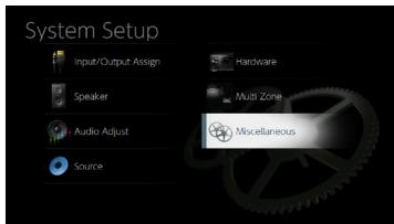 PIONEER VSX-LX505-S - Mise à jour - 2