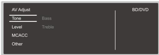 PIONEER VSX-LX505-S - Commandes du menu - 2