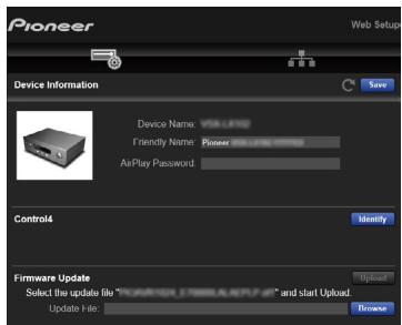 PIONEER VSX-LX505-S - Commandes du menu - 1