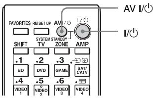 SONY STR-DA2800ES - Mise hors tension de tous les apparêils raccordés (SYSTEM STANDBY) - 1