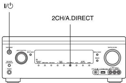 SONY STR-DA2800ES - Changement du mode de commande de l'ampli-tuner - 1