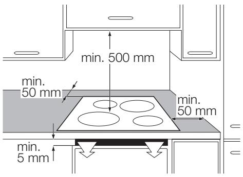 CANDY EHD60127P - ! Avertissement Si vous table de cuisson est endommagée (éclat, félure,...), débranchez votre apparéil pour éviter tout risque d'électrocution. - 5