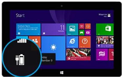 MICROSOFT W5Y-00003 - Comment connaître la charge restante dans la batterie ? - 1