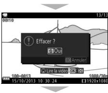 NIKON KITJ4 + 10-30 + SD16 - Suppression de videotos - 2