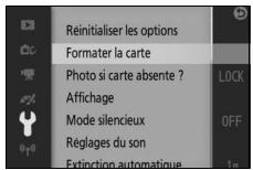 NIKON KITJ4 + 10-30 + SD16 - Formatage des cartes mémoire - 1