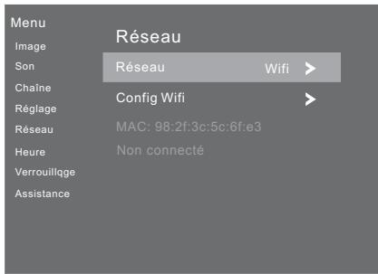 PROLINE ULS50S90UHDC - Configuration du réseau sans fil - 1