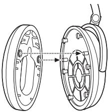 BOSER CASWM SUPRA OE - Fixation des coussinets des écouteurs - 1