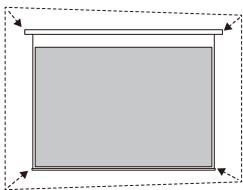 XGIMI MOGO - Espacio adicional entre el trapezoidal y la correccion - 3