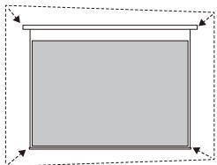 XGIMI MOGO - Espacement supplémentaire entre la distorsion trapézoidale et la correction - 3