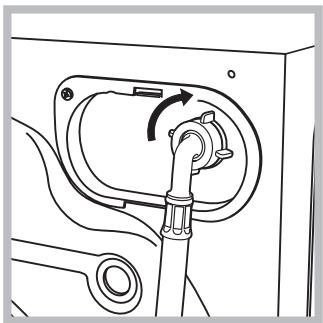 ARISTON AQD1070 D497 - Raccordement du tuyau d'arrivée de l'eau - 1