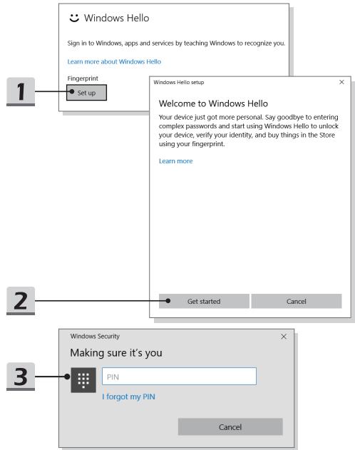 MSIPC P65 CREAT 8RE-018FR - Comment configurer l'authentication par empreintes digitales de Windows Hello - 4