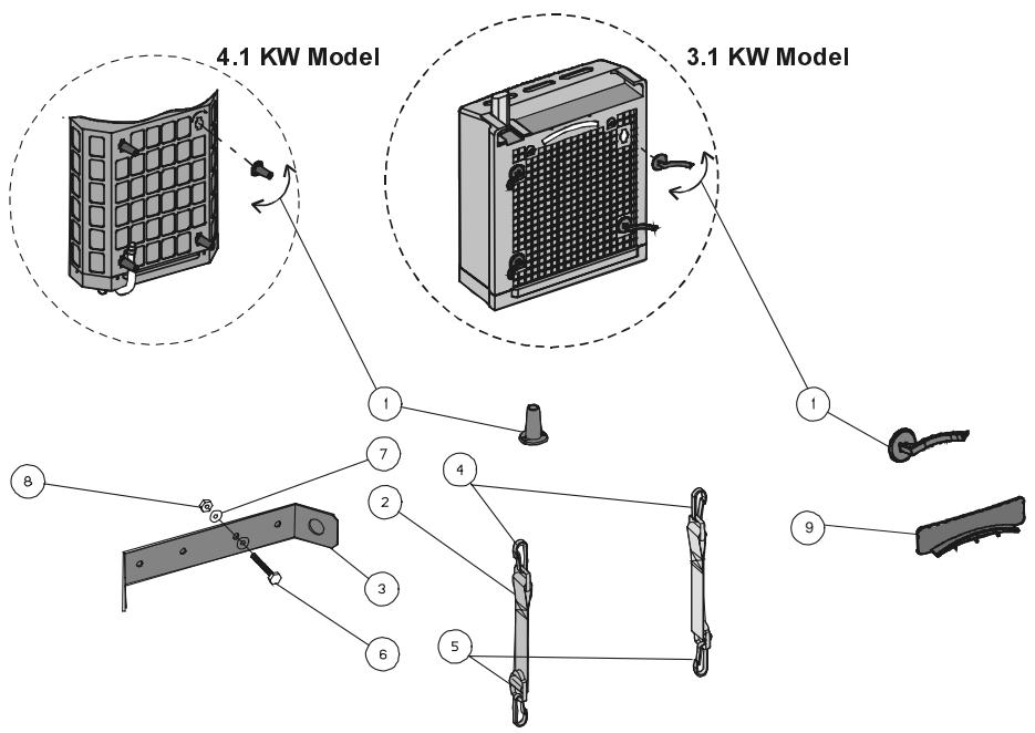 AIRWELL AELIA N11 CDCQ - INSTALLATION DE L'UNITE EXTERIEURE (Voir fig. 6, 7, 8) - 3