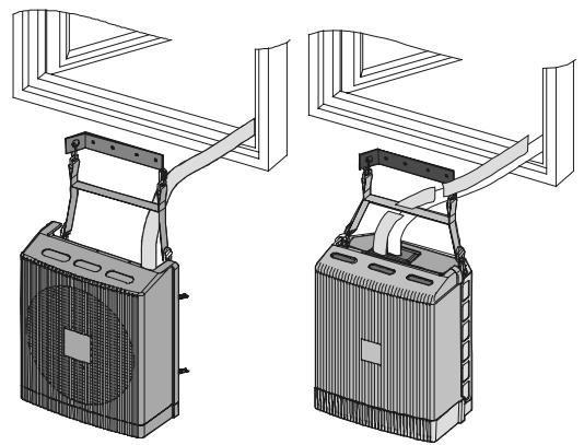 AIRWELL AELIA N11 CDCQ - INSTALLATION DE L'UNITE EXTERIEURE (Voir fig. 6, 7, 8) - 2