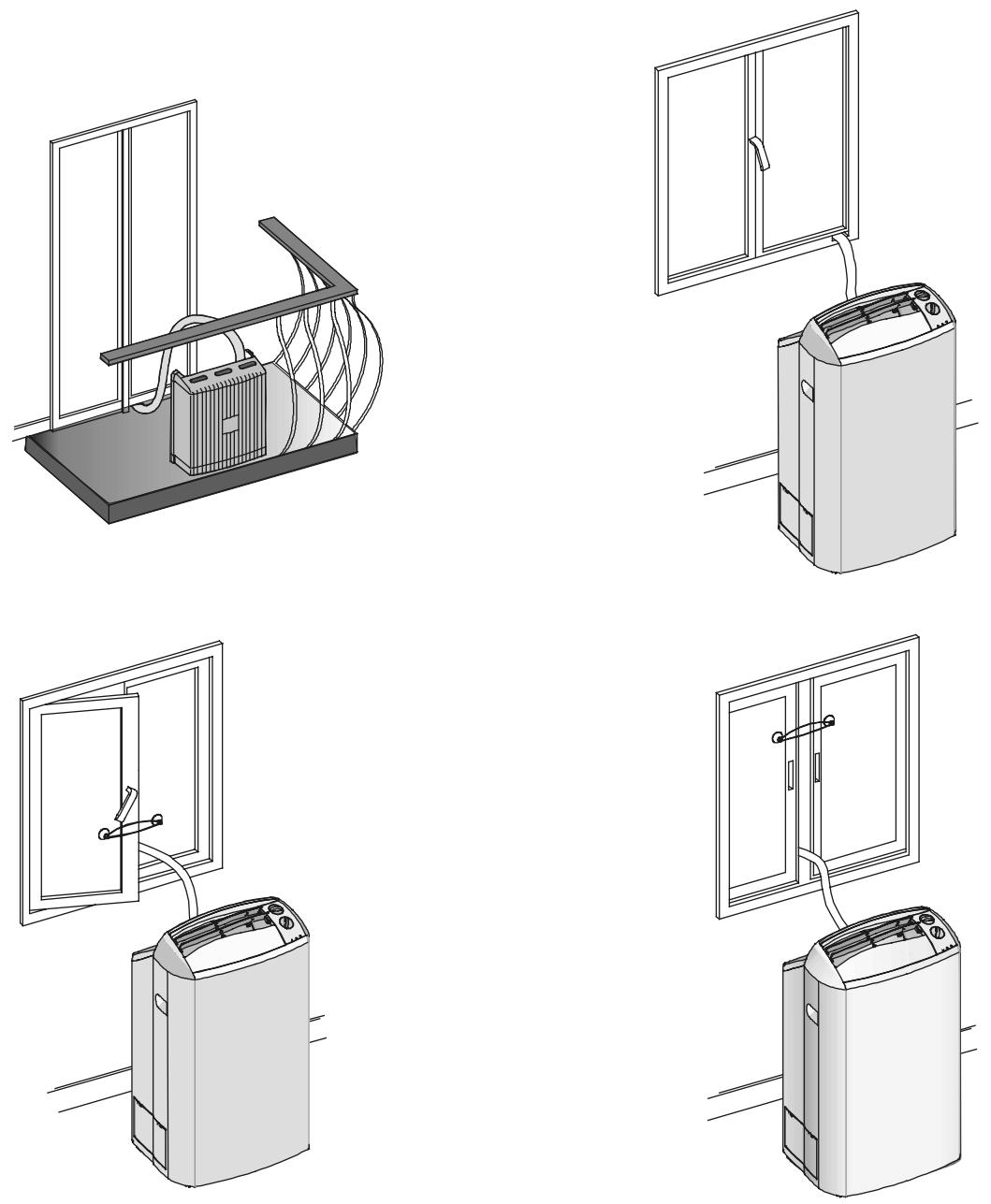 AIRWELL AELIA N11 CDCQ - INSTALLATION DE L'UNITE EXTERIEURE (Voir fig. 6, 7, 8) - 4