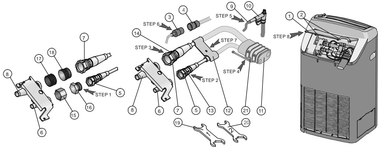 AIRWELL AELIA N11 CDCQ - MONTAGE DES UNITÉS (Voir Figure 12 et 13) - 1