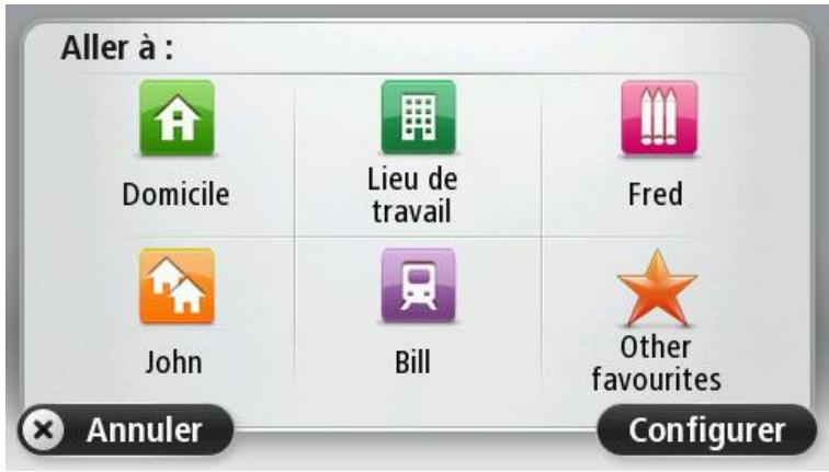 TOMTOM VIA 135 M EU45 - Destinations fréquentes - 1
