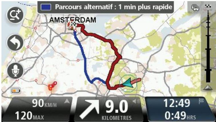 TOMTOM VIA 135 M EU45 - Parcours alternatives - 1