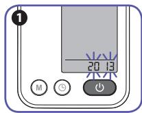 BRAUN BBP2200WE - Réglage de la date et de l'heure - 1