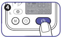 BRAUN BBP2200WE - Prise d'une mesure - 4