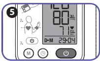 BRAUN BBP2200WE - Prise d'une mesure - 5