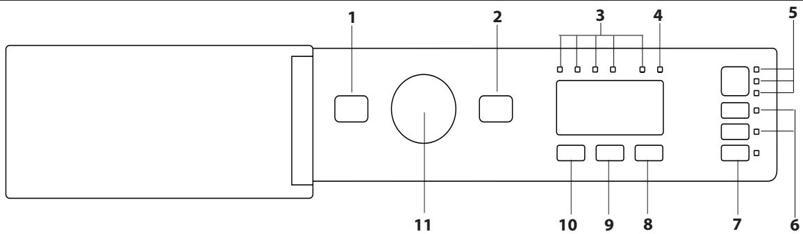 HOTPOINT WDHL75148EU - BANDEAU DE COMMANDES - 1