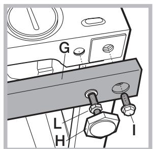 HOTPOINT WDHL75148EU - Réglage de la machine en hauteur. - 1