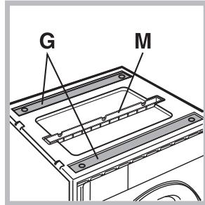 HOTPOINT WDHL75148EU - Accessoires fournis pour le réglage de la hauteur. - 1
