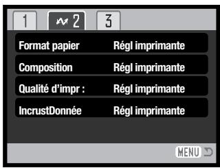 KONICA MINOLTA DiMAGE X50 - Index des fonctions du menu - 1