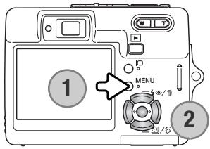 KONICA MINOLTA DiMAGE X50 - NAVIGATION DANS LE MENU DU MODE LECTURE - 1