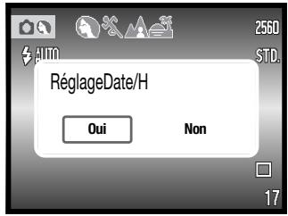 KONICA MINOLTA DiMAGE X50 - RéGLAGE DE LA DATE ET DE L'HEURE - 2