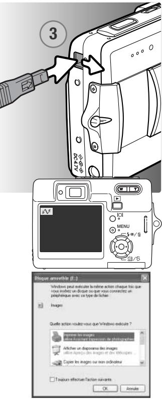 KONICA MINOLTA DiMAGE X50 - CONNEXION DE L'APPAREIL À UN MICRO-ORDINATEUR - 1