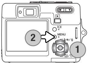 KONICA MINOLTA DiMAGE X50 - Index des fonctions de menu - 1