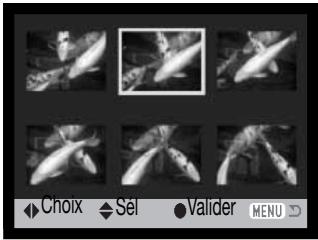 KONICA MINOLTA DiMAGE X50 - Écran de sélection de vues - 1