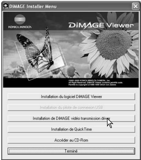 KONICA MINOLTA DiMAGE X50 - INSTALLATION DU PILOT DE MODE TELÉCOMMANDE - 1
